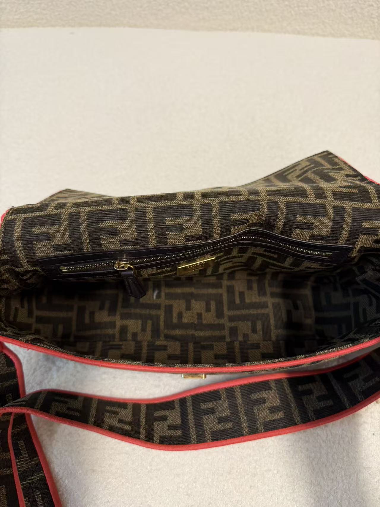 FENDI 1974 ROMA AMOR BAGUETTE SHOULDER BAG