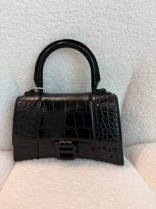 BALENCIAGA MINI HOURGLASS CROSSBODY BAG