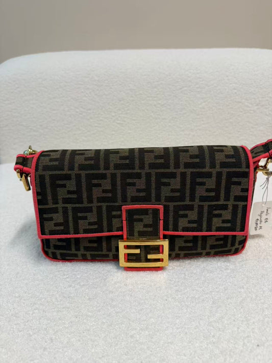 FENDI 1974 ROMA AMOR BAGUETTE SHOULDER BAG