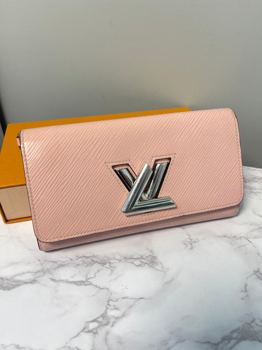 LOUIS VUITTON EPI PINK TWIST WALLET